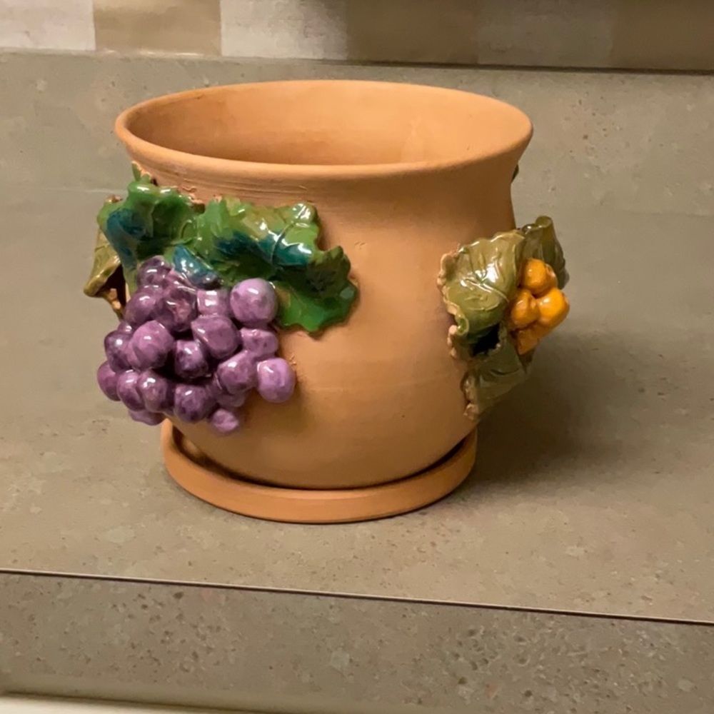 Italian hand made wine chiller or planter.  Gorgeous!